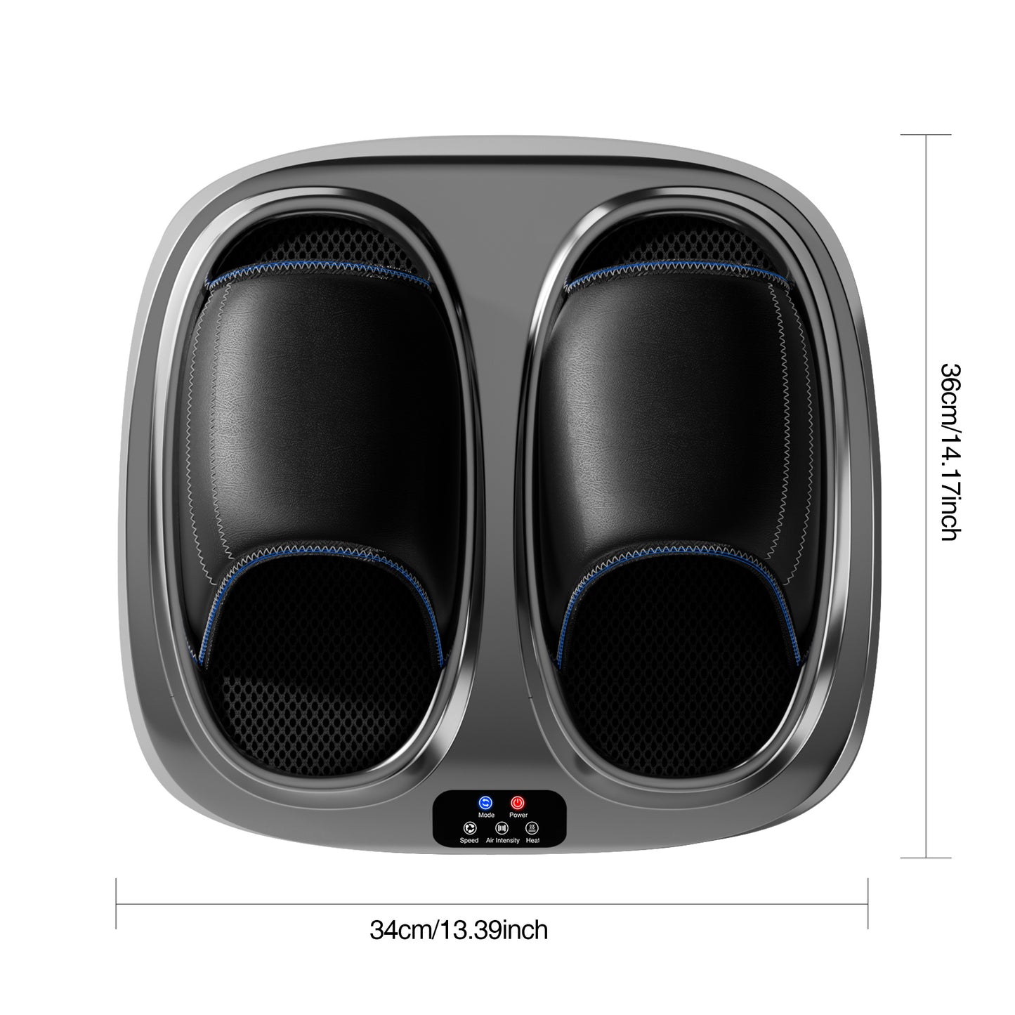 EasyFunFast™ Heated Air-Compression Foot Massager