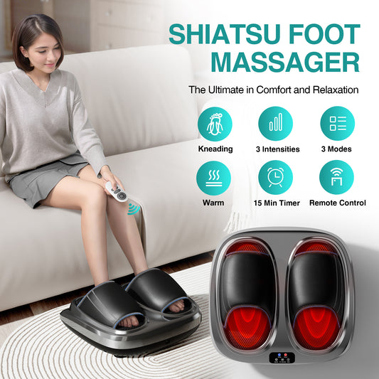EasyFunFast™ Heated Air-Compression Foot Massager